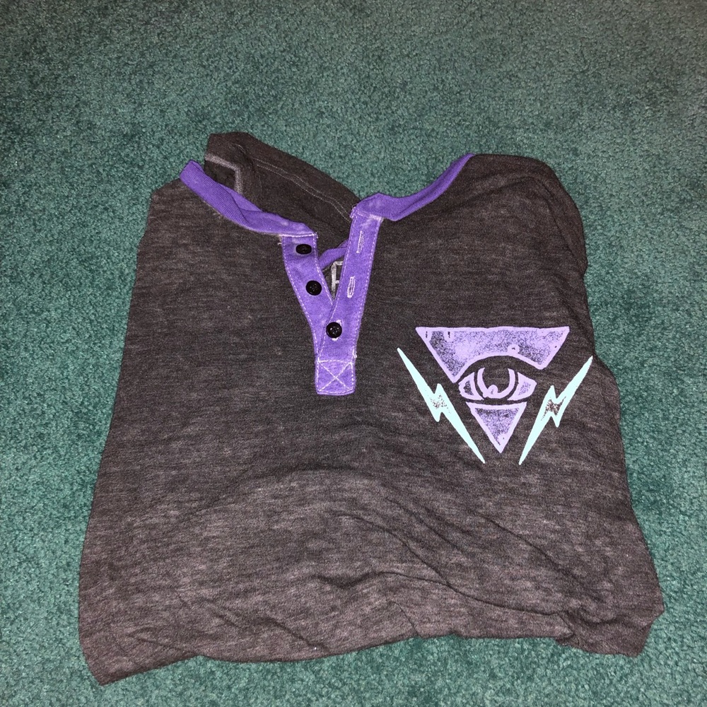 Men’s medium Society 3/4 sleeve shirt